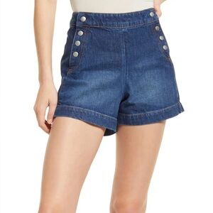 Frame Denim Sailor snap Shorts Size 30